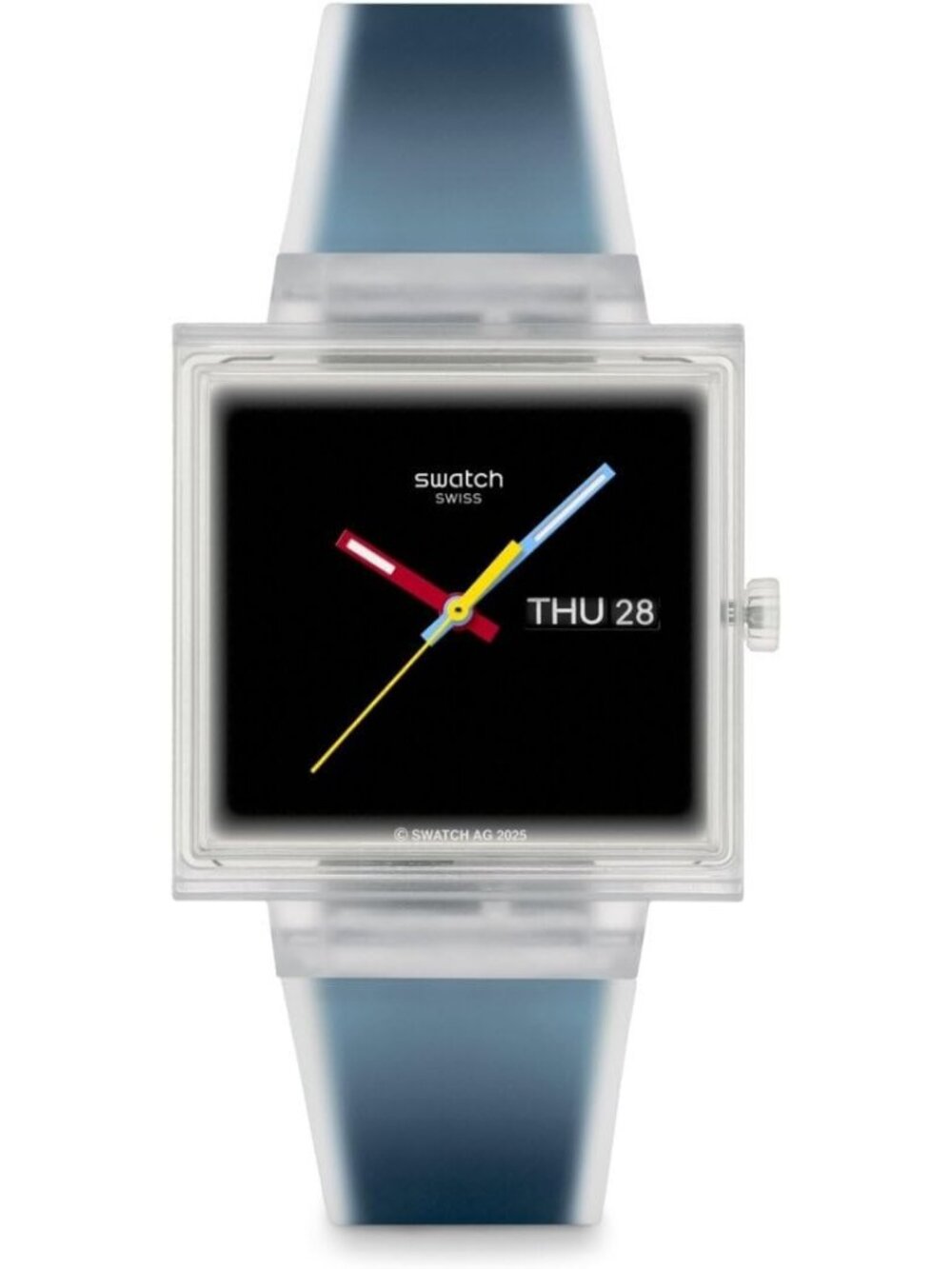 Unisex Black Casual Watch Bio-sourced Quartz Square Analog Stylish Wrist Watch